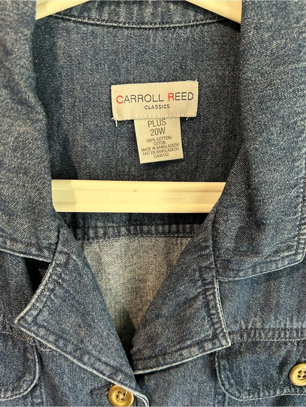 Carroll Reed Plus Denim Button-Front Jacket in Blue - Picture 2 of 12